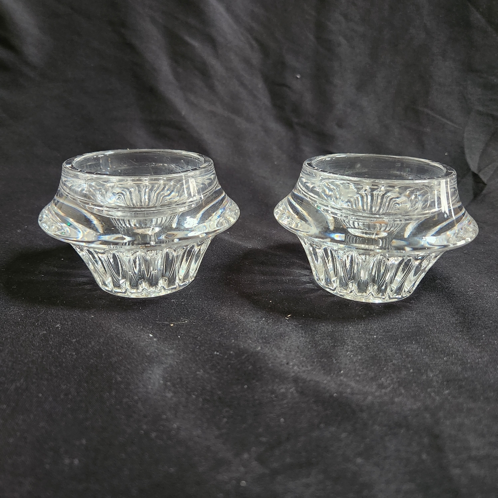 Gorham Lyric Cyrstal Candle Holders